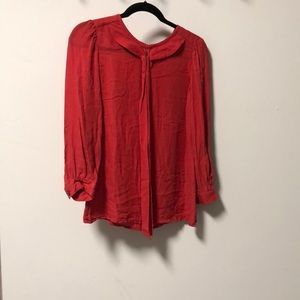 Marc by Marc jacobs blouse with tie in front